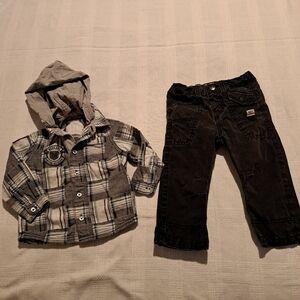 MEXX boys 12-18 months shirt & pants